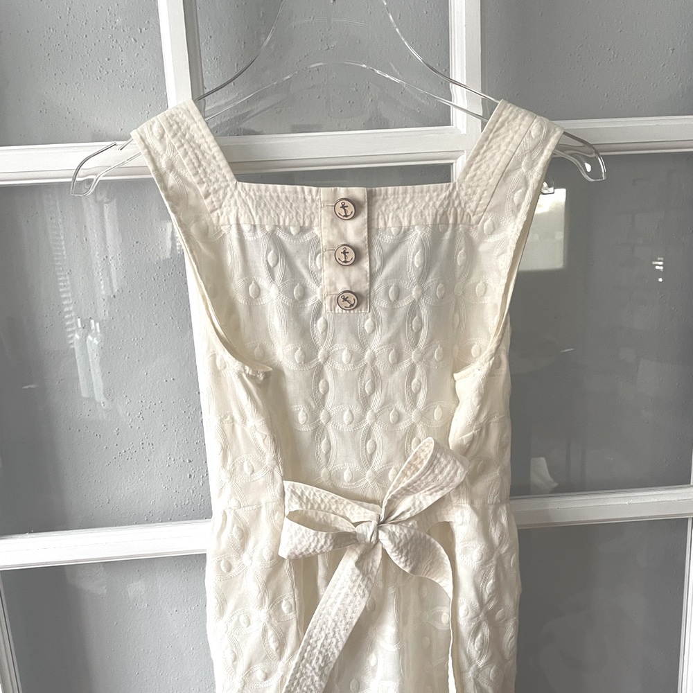Juicy couture nautical button tie back top